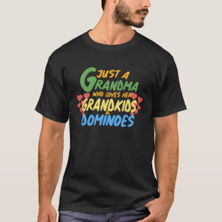 CAMISETA SÓ UMA AVÓ QUE AMA OS NETOS E DOMINOE