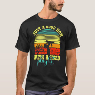 Camiseta Só Uma Boa Mãe Com Uma Lista De Peitos De Cabelo B