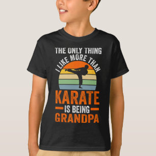 Camiseta Só Uma Coisa Como A Karate É Ser O Vovô Marti
