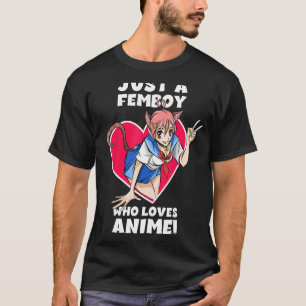 Camiseta Só Uma Femboy Que Adora! - Presente Legal e divert
