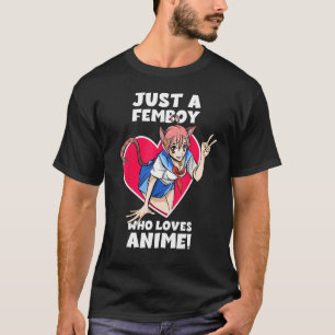 Camiseta Só Uma Femboy Que Adora! - Presente Legal e divert