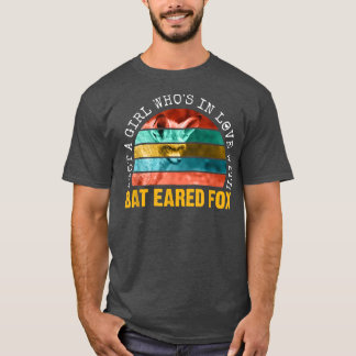 Camiseta Só uma garota apaixonada por morcegos.