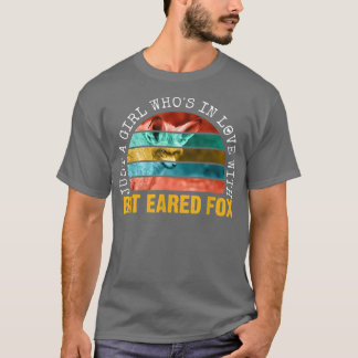 Camiseta Só uma garota apaixonada por morcegos.