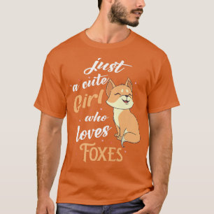 Camiseta Só uma garota bonita que ama inimigos Cute procura
