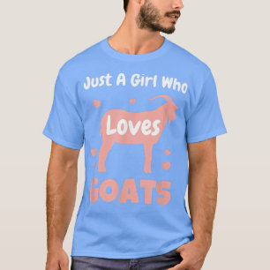 Camiseta Só Uma Garota Que Adora Goats Bela Fazenda