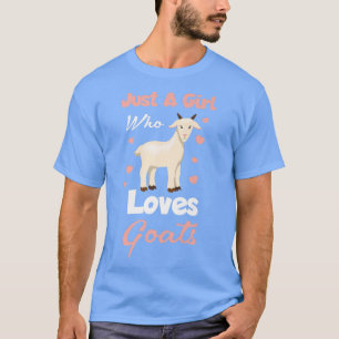 Camiseta Só Uma Garota Que Adora Goats Bela Fazenda