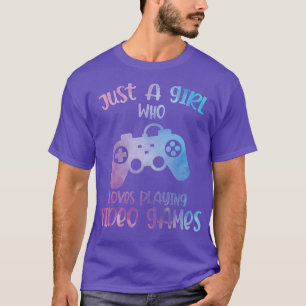 Camiseta Só uma garota que adora jogar Video games