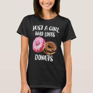 Camiseta Só Uma Garota Que Adora Rosquinhas