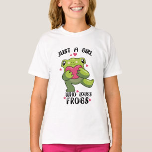 Camiseta Só Uma Garota Que Adora Sapos, Uma Garota Sapo Bon