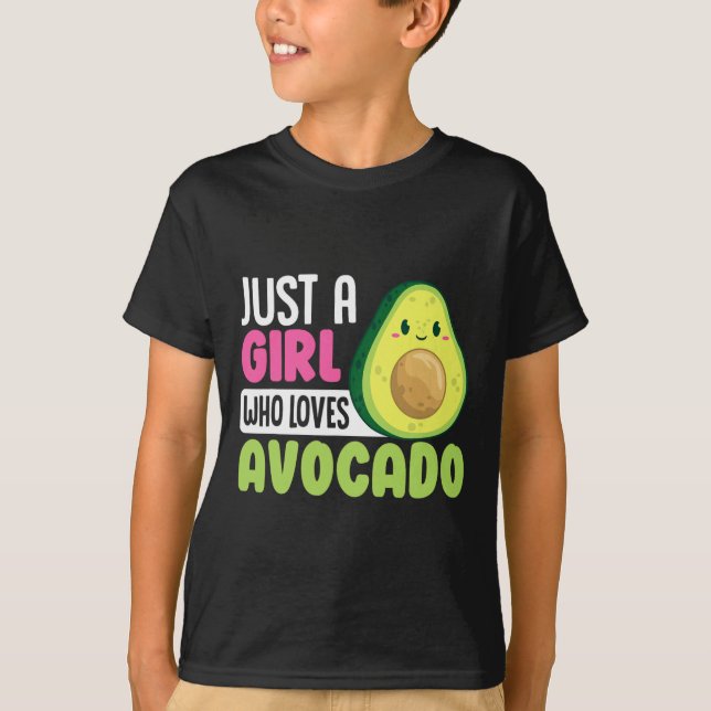 Camiseta Só Uma Garota Que Ama A Comida Engraçada E Saudáve (Frente)