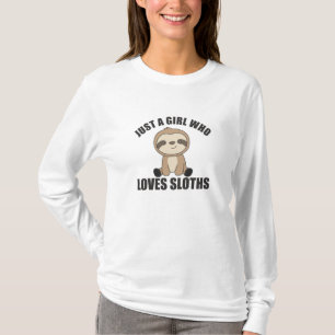 Camiseta Só uma garota que ama a vindima de animais bonitos