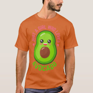 Camiseta Só uma garota que ama abacates 18
