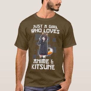 Camiseta Só uma garota que ama anime e inimigos