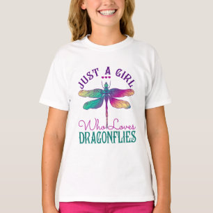 Camiseta Só uma garota que ama as moscas