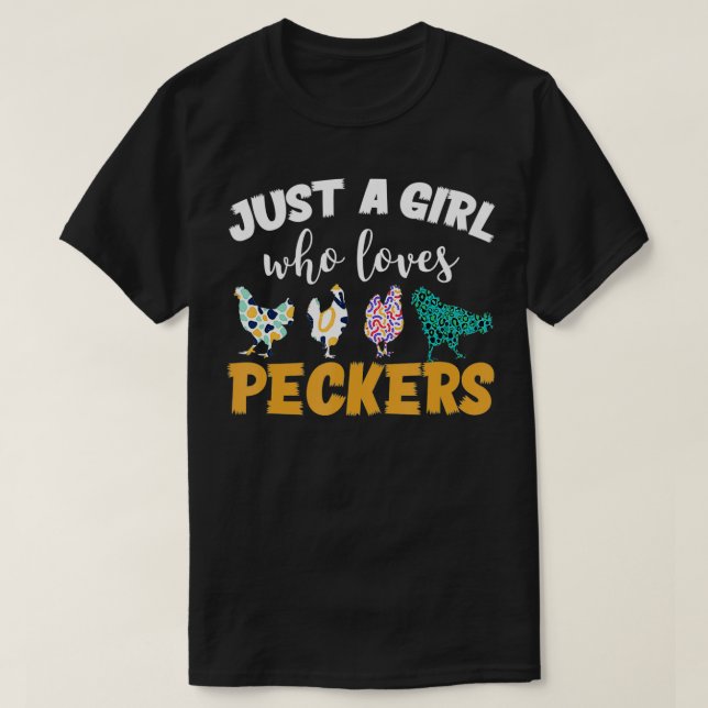 Camiseta Só uma garota que ama bichas (Frente do Design)