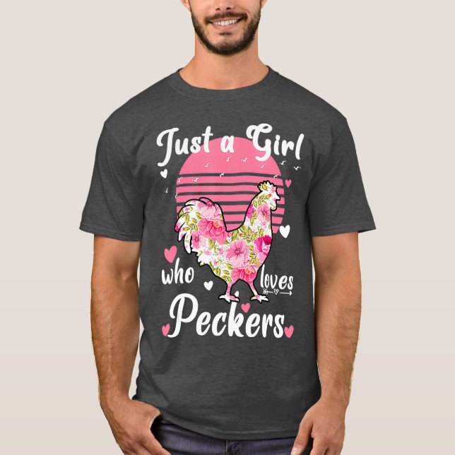 Camiseta Só uma garota que ama bichas Dons de mulheres engr (Frente)