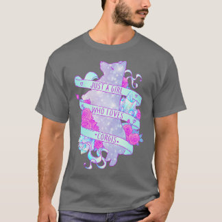 Camiseta Só uma garota que ama Corgis