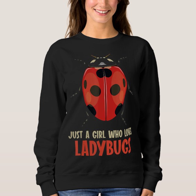 Camiseta Só uma garota que ama Damybugs Ladybug (Frente)