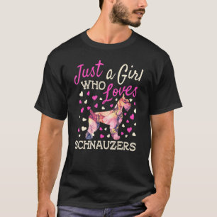 Camiseta Só uma garota que ama esquisitistas cachorros igno
