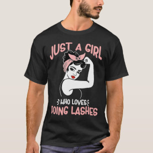 Camiseta Só uma garota que ama fazer traços... -Trazer a mu