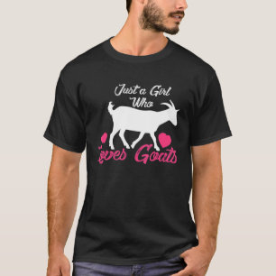 Camiseta Só uma garota que ama gajas bonitas e Fazendas