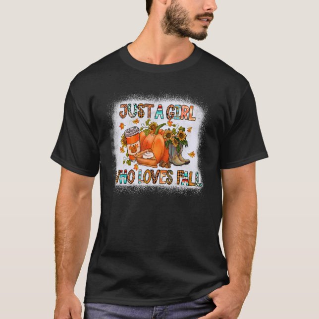 Camiseta Só uma garota que ama Gemstone Turco caído (Frente)