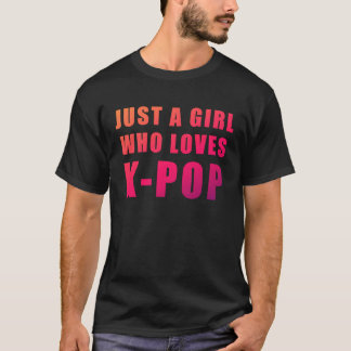 Camiseta Só uma garota que ama o Pop