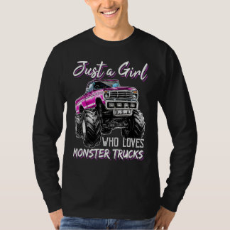Camiseta Só uma garota que ama o presente de aniversário do
