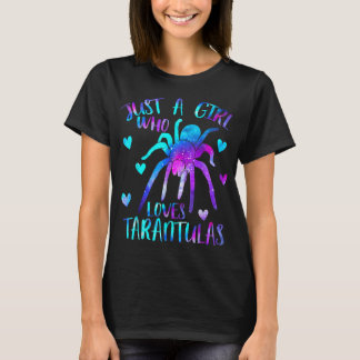 Camiseta Só uma garota que ama Tarantulas Galaxy Spider Lov