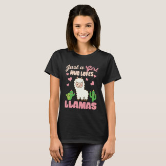 Camiseta Só uma garota que ama uma lama fofa