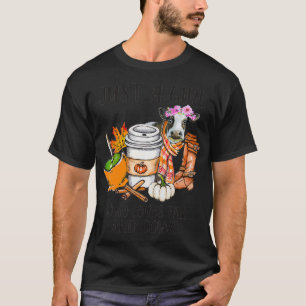 Camiseta Só uma garota que ama vacas e fazendeiro de vacas 