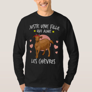Camiseta Só Uma Garota Que Gosta De Animais De Fazenda