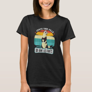 Camiseta Só Uma Garota Que Gosta De Ferrete