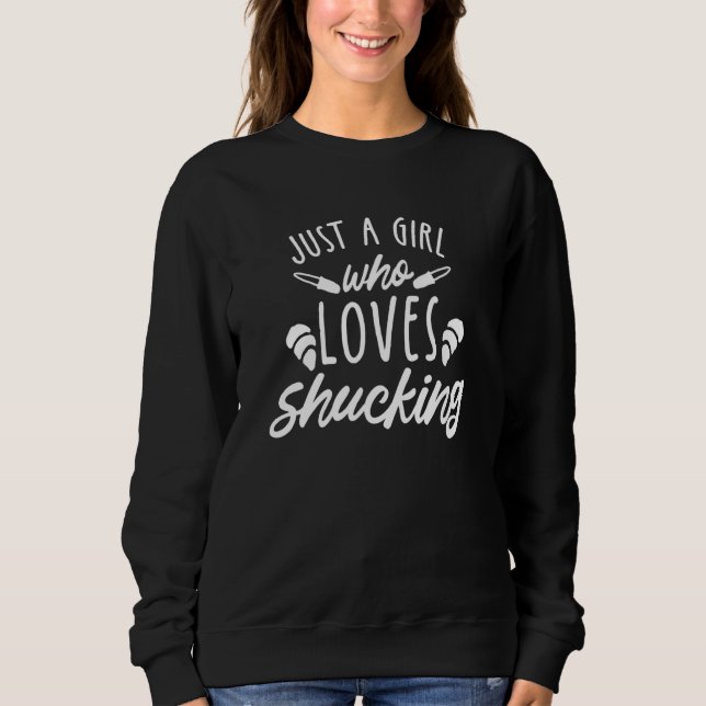 Camiseta Só Uma Menina Que Adora Chocar O Clam Shellfish Oy (Frente)