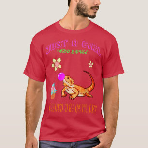 Camiseta Só Uma Menina Que Adora Dragões Com Carninhos Sopr