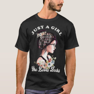 Camiseta Só Uma Menina Que Adora Livros Mensageiros Para O