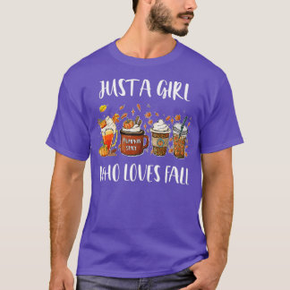 Camiseta Só Uma Menina Que Adora O Café Da Pumpkin