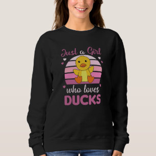 Camiseta Só Uma Menina Que Adora Patos - Pato De Animais Bo