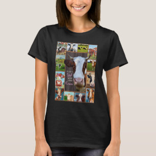 Camiseta Só Uma Menina Que Adora Vaca Fa De Vaca