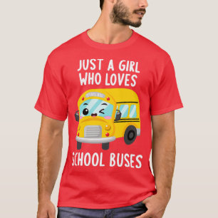 Camiseta Só Uma Menina Que Ama A Escola Custa Meninas Crian