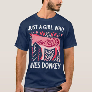 Camiseta Só Uma Menina Que Ama A Fazenda Da Mulher Engraçad