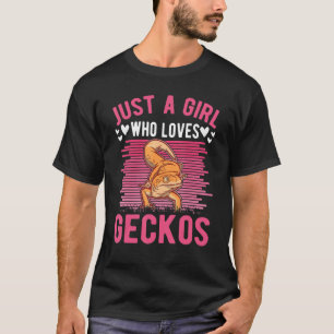 Camiseta Só Uma Menina Que Ama A Garota Geckos