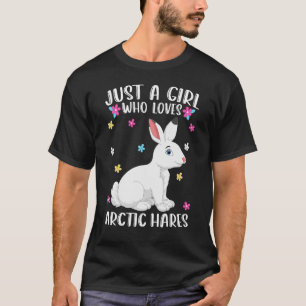 Camiseta Só Uma Menina Que Ama Ártico Ocupa O Coração Ártic