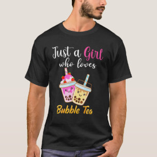 Camiseta Só Uma Menina Que Ama As Garotas Japonesas Do Chá