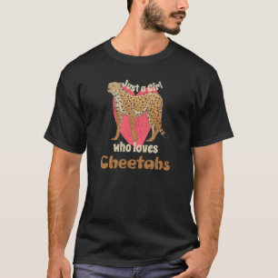 Camiseta Só Uma Menina Que Ama As Mulheres De Chita Leopard