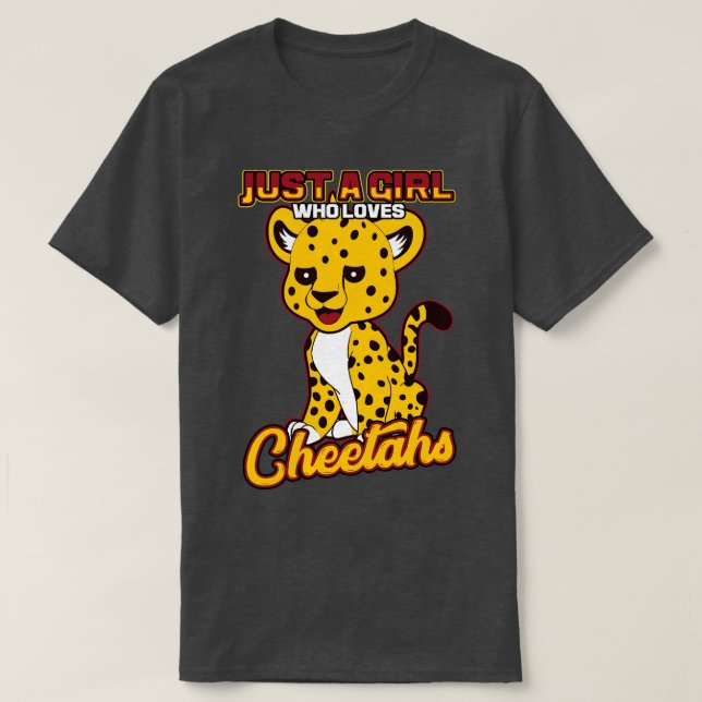 Camiseta Só Uma Menina Que Ama Chita 1 (Frente do Design)