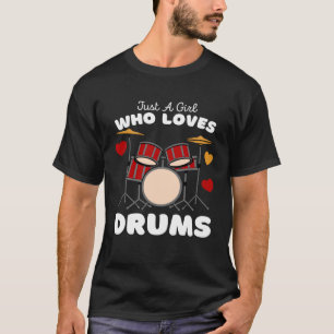 Camiseta Só Uma Menina Que Ama Dragas Meninas Bonitas A Beb