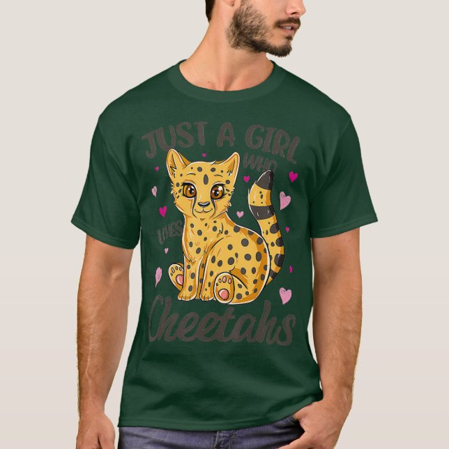Camiseta Só Uma Menina Que Ama Gato De Chita. (Frente)