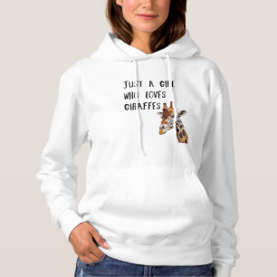 Camiseta Só Uma Menina Que Ama Girafas Bestiçadas