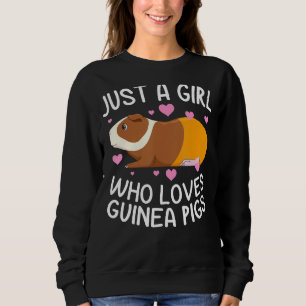 Camiseta Só Uma Menina Que Ama Guiné Pica Uma Cavy Engraçad